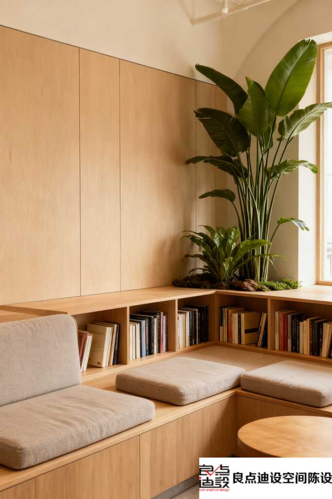 原木风软装设计天花板!这家咖啡店把“松弛感”狠狠拿捏了​